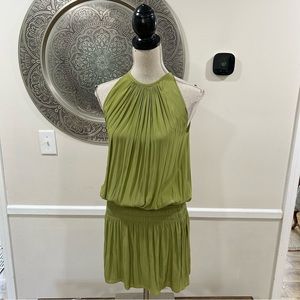 Ramy Brook light green, sleeveless drop waist dress – Size XS